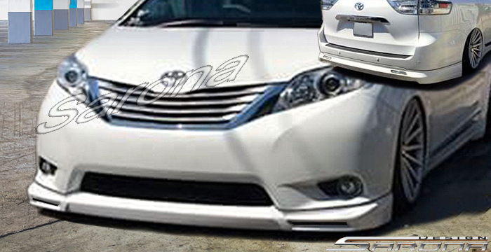 Custom Toyota Sienna  Mini Van Body Kit (2011 - 2019) - $890.00 (Part #TY-049-KT)